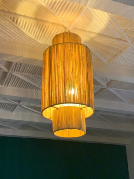 Morocco Wicker lampshade wall scones, suspension rattan wicker luminary,the new pendant light arrives on the site with a luminous style