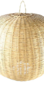 Suspension ball covers the metal structure of its lampshade gives the pendant light an explosive and elegant style.The half-ball palm tree
