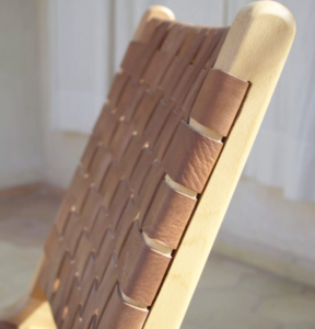 Leather Stool With a sophisticated and relaxing vintage style, this beautiful armchair sure to add a designer and natural touch to your home.